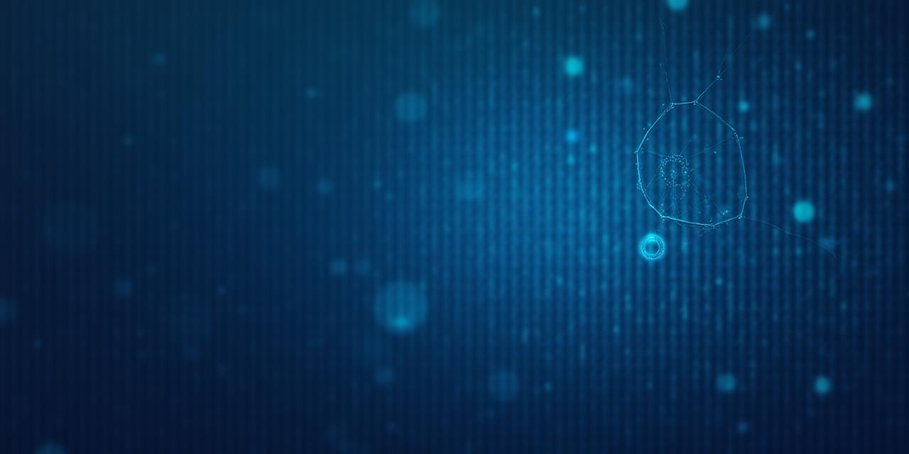 Sfondo astratto privacy blue